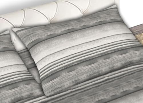 L'Emporio Casa Set Lenzuola Flanella Letto Matrimoniale 100% Caldo Cotone sopra 240x290 + sotto Angoli 160 a180x195 a 200 + 2 Federe 50x80 (Variante 14)