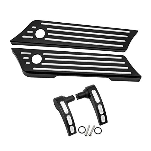 Amazicha Aluminum Hard Bag Saddlebag Latch Cover con Kit Levantador de Tapa Compatible para Harley Davidson Touring Road King, Street Glide, Electra Glide, Road Glide 2014-2024 miniatura 1