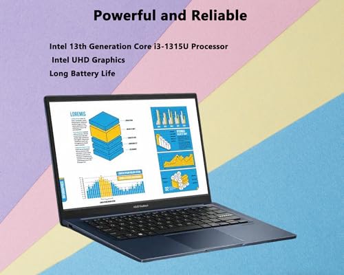 ASUS Vivobook 14" FHD Laptop Intel i3-1315U 16GB RAM 512GB SSD miniatura 7