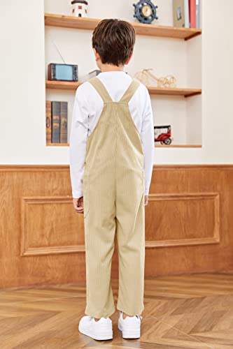 Ciaorbis Kids Girl Boy Corduroy Overall Solid One-Piece Pants With 2 Pocket Suspender Trousers 4-6Years #TOP2