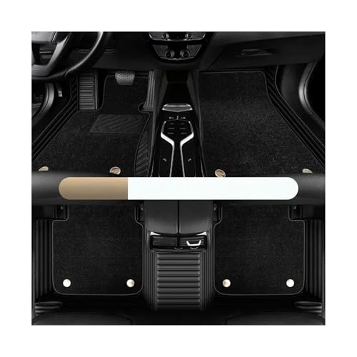 PUレザー+ベルベットのカスタマイズされた車のフロアマットは、ベンツEクラスW211 W212 W213 2019-2023 W214インテリアアクセサリーに適合します。(Black,E W211 03-08)