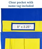Chairback Buddy: Blue/Yellow