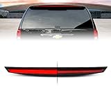 AmeriLite Red Neon LED 3rd Brake Lamp Center High Mount Stop Light For Chevy Tahoe Suburban/GMC Yukon XL/Cadillac Escalade SUV - Passenger and Driver Side, Vehicle Light Assembly, Red