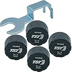 TST 507 Tire Pressure Monitoring System, 4 Cap Sensors for Metal or Rubber Valve Stems by Truck System Technologies, TPMS for RVs, Campers, and Trailers