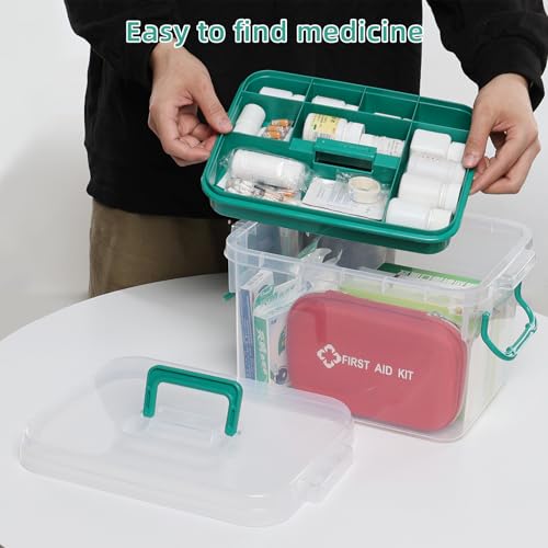 Boîte de premiers secours pour organiser les armoires médicales encombrées