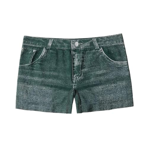 Short en jean femme stretch coupe moulante pantalon de loisirs