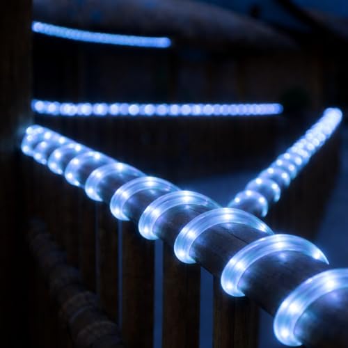 Image of V.E.S.P.A SMD LED Strip Lights Waterproof Lighting for Home Wall Decor & Interior Decoration | Perfect for Diwali Lighting | | Wedding | Events | Strip Lights | (ICE Blue, 45 Meter)