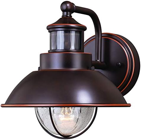 Harwich Dualux 8In. Outdoor Wall Light Burnished Bronze