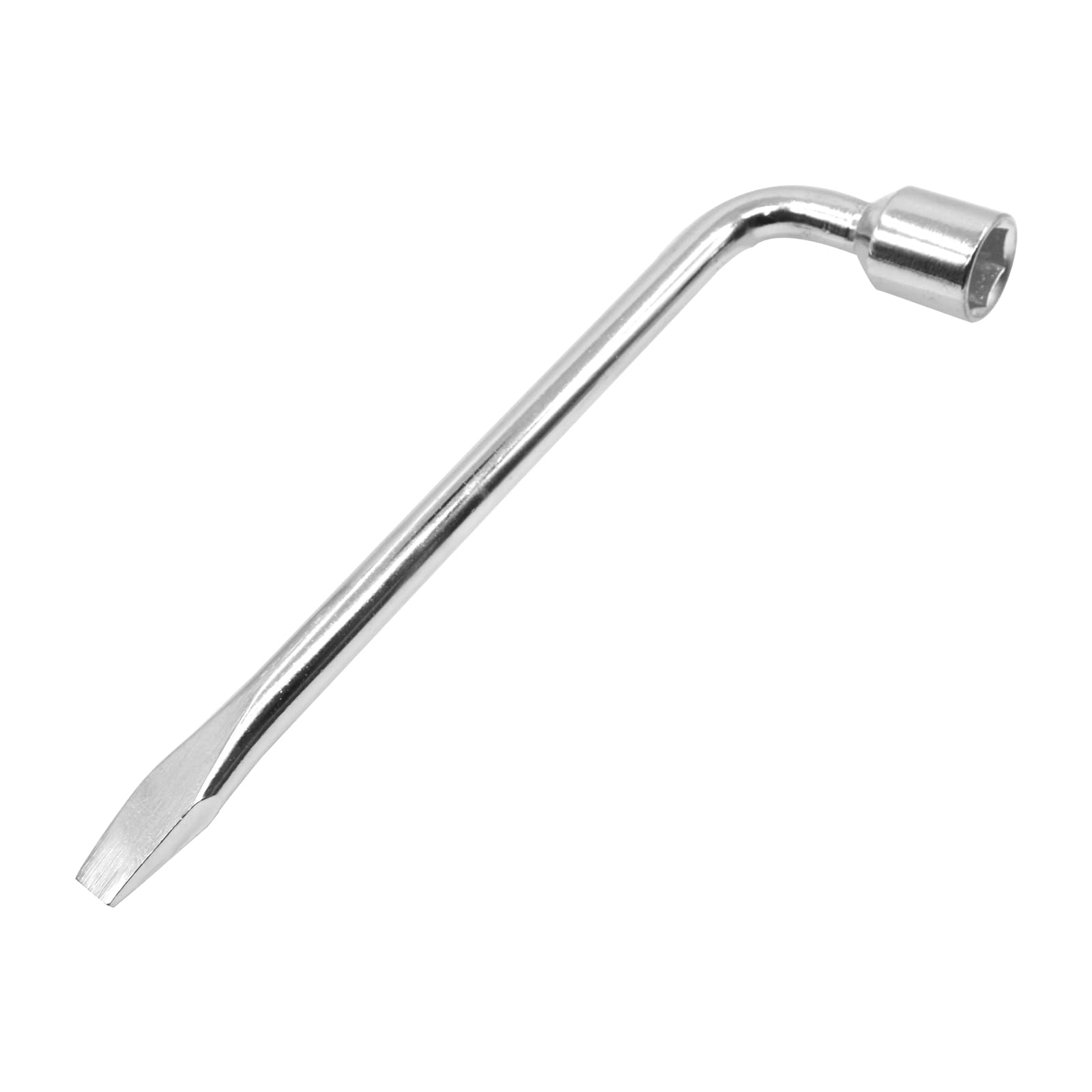 Photo 1 of YXQ Car Spare Tire Lug Wrench for Jack 17mm/0.67" L Type Hexagon Slotted End Socket Repair Tool