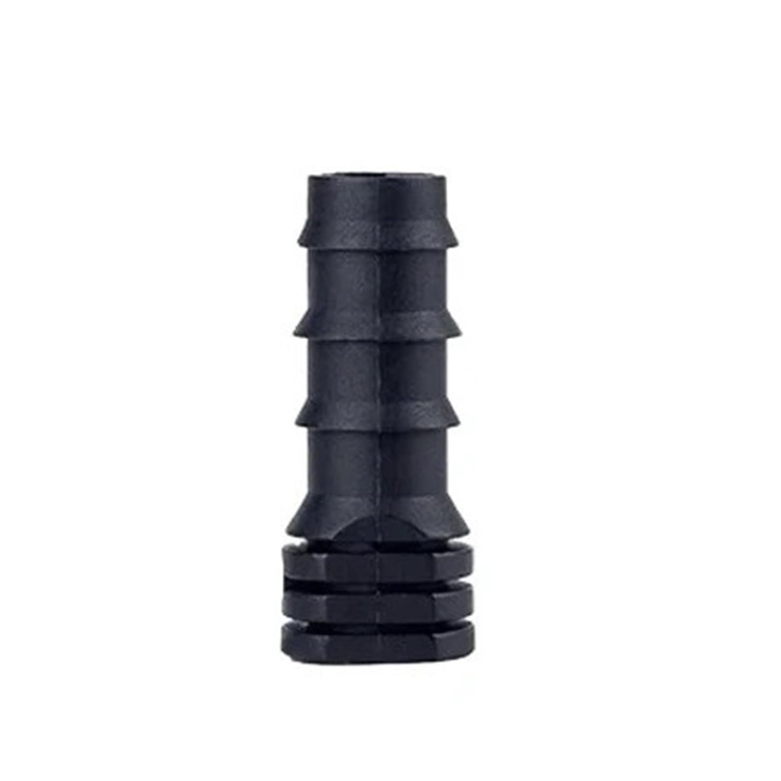 Conectores de extremo de lengüeta de PE de 16mm, 20mm, 25mm, Conector en T recto, tubo de riego por microgoteo, accesorio de reparación, riego de jardín