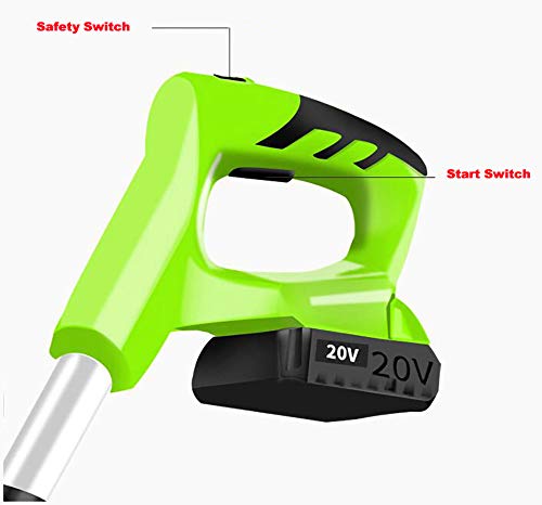 Draadloze Rotavator, Tuin Tiller Frezen met 4000mAh oplaadbare batterij en oplader, elektrische hand Tiller Hoe Soil… - Afbeelding 7