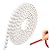 Leinuosen Flexible Molding Trim Peel and Stick for Walls 10ft Decorative Bead Pearl DIY Wall Trim for Bathroom Mirror Frame Border Backsplash Tile Ceiling Cabinet TV Wall Edge (White, 10ft /15 mm)