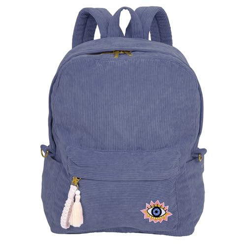 Fashion Angels Style.Lab Backpack for Kids, Corduroy Travel Bookbag with Cute & Stylish Design, Ideal for Girls & Boys in School