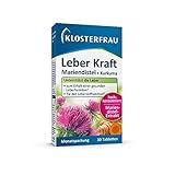 KLOSTERFRAU Leber Kraft unterstützt die Lebergesundheit mit Mariendistel & Kurkuma (150 Tabletten)