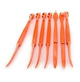 DaylyFav Orange Peeler Tool, 7 Pack, Citrus Peeler for Orange Peeling Orange Opener Slicer Cutter, Safty Plastic, Easy to Grip, Use and Clean, Kitchen Gadgets Vegetable Slicer Kiwi Tool