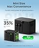Wollzz 75W Tiny Universal Travel Adapter, GaN Fast Charging European Power Adapter with 5 Ports (1 AC, 1 USB-A, and 3 USB-C), Plug Adapter with Smart Chip for Over 200 Countries, PD&QC Charger #1