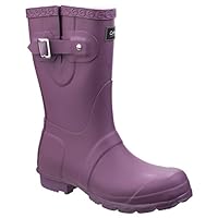 Cotswold Windsor Short Womens Wellington Boots Purple