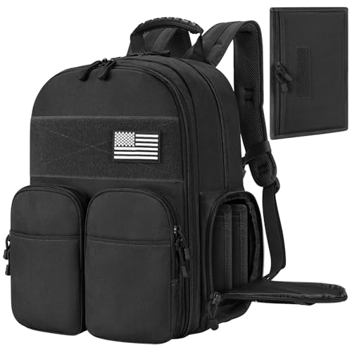 CVLIFE Pistol Backpack with 3 Cases