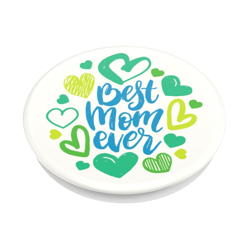 Image of POPSOCKETS Phone Grip with Expanding Kickstand, PopSockets for Phone - Best Mom Green