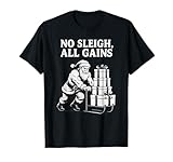 Photo Gallery no sleigh, all gains - natale allenamento palestra babbo natale maglietta Photo Gallery no sleigh, all gains - natale allenamento palestra babbo natale maglietta