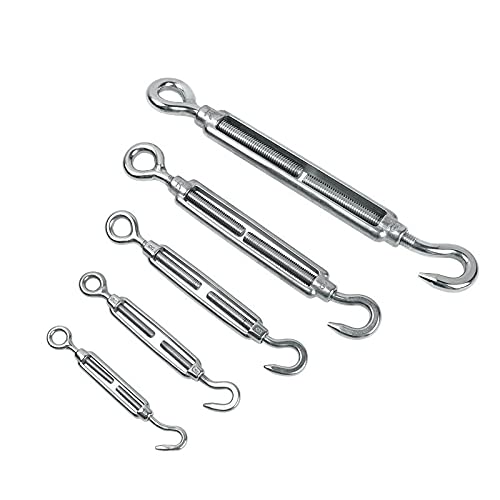 Anclajes tensores Ojo para cable de alambre de acero inoxidable 304 de DubMag, 1 pieza miniatura 2