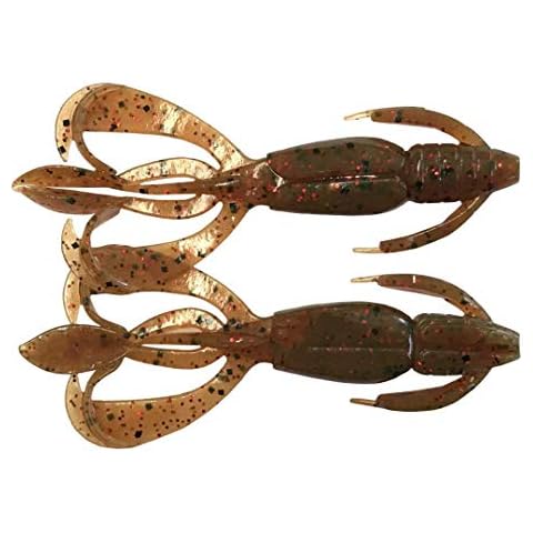 Keitech Crazy Flapper 3.6" Motoroil PP. Red Cover