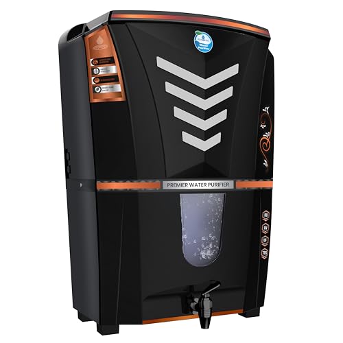 Image of Aquadpure Copper +Alkaline RO Water Purifier with RO, UV, UF, TDS Adjuster 12L | 8 Stage Purification | Suitable for all type water supply (A128 Siron Silver Zinc RO)