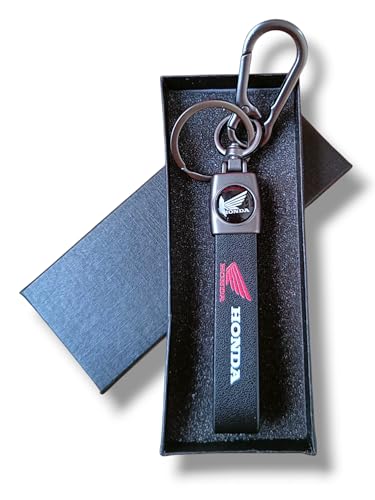Image of Zuno Leather Keychain for Bike Car Home and Office Keys | Stylish Key Ring for Men and Women | Key Holder for Bags Wallets and Travel Accessories | Ideal Gift for Him Her
