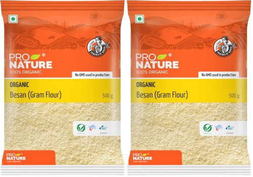 Image of Pro Nature 100% Organic Besan, 500g (Pack of 2)