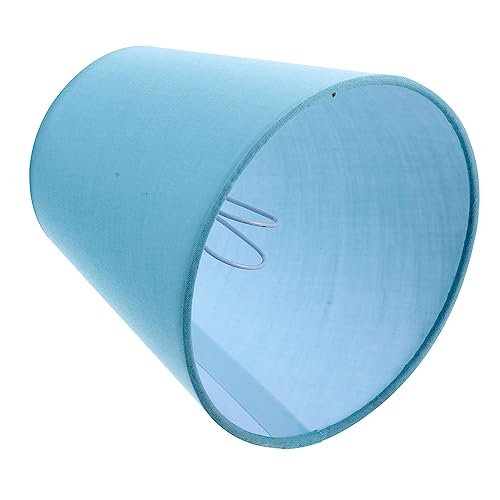 Image of Stylish Blue Lampshade Soft Light Bulb Cover for Indoor Ceiling and Floor Lights Modern Decorative Shade