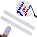 AQOS Lot de 2 protections de raquette de padel transparentes, épaisses et adhésives solides