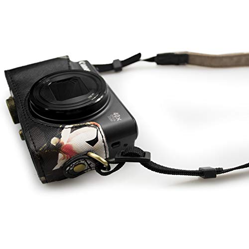 Kinokoo Canon Pu Leather Camera Case With Shoulder Strap For Canon Powershot Sx720 Hs Sx730 Hs And Sx740 Hs(Black-B) #TOP5