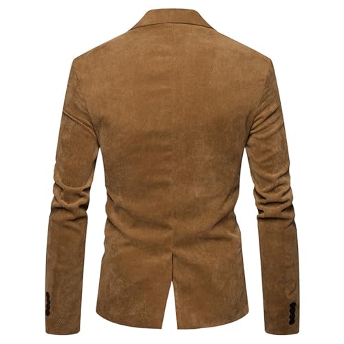 Mens Sport Coats Casual Blazers Suede Blazer Notch Lapel Single Breasted One Button Thin Formal Business Party Coat3