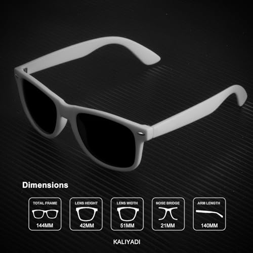 Image of KALIYADI Polarized Sunglasses for Men and Women Matte Finish Sun glasses Color Mirror Lens UV Blocking (3 Pack)