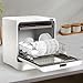 Countertop Dishwasher, Portable Dishwasher, 4 Washing Programs Portable Dishwasher With 6-Liter Built-in Water Tank, for Apartments& RVs