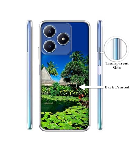 Image of Tropics Water Design Printed Silicon Soft TPU Back Case Cover for Realme C63 4G / Narzo N63 4G
