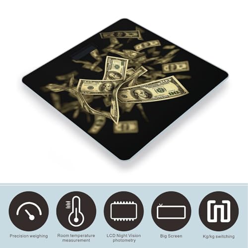 Báscula Digital para Baño de Vidrio Templado 10.2 pulg miniatura 3