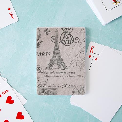Naipes estándar CafePress French Scripts París miniatura 3