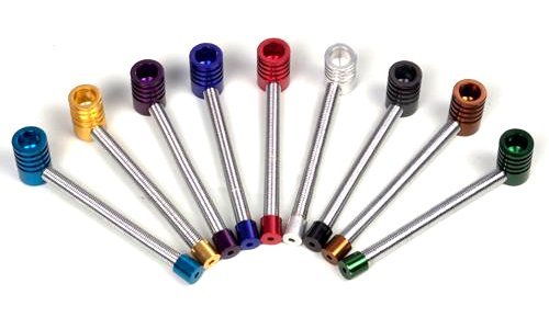 METIER 4.4 Inch Flexible Stealth Metal Spring Pipe-1 Pcs (Any Available Colors) (Flexible Spring Pipe