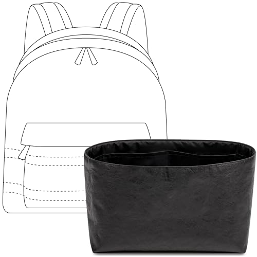 FANJI Project Organizador de mochila para mochila Dior, ajuste personalizado no interior, preto fosco, leve, resistente à água, com acessórios para porta-copos