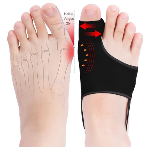 sundpik Bunion Corrector for Women & Men Big Toe, Hammer Toe Straightener, Bunion Splint, Toe Spacers Pain Relief, Comfortable & Breathable for Day/Night