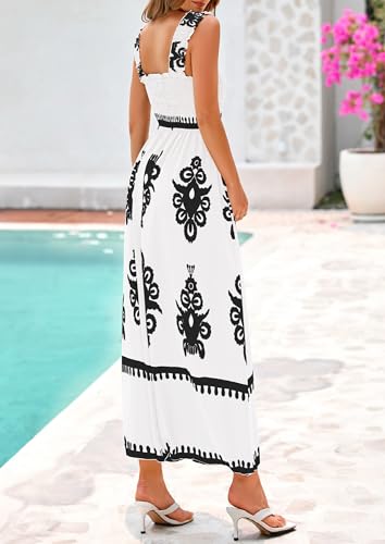 Image of PRETTYGARDEN Women's Sleveless Boho Maxi Dress