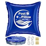 Porscan 4 x 4ft Pool Pillows for Above Ground Pools, 0.4mm Thicker PVC Winterize Pool Closing Kit, Durable Pool Cover Air Pillow Kit for Winter to Support Covers, Rope Included, Square, 1 Pack