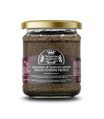 Truffe Noire D'été Broyée Valnerina Tartufi | Recette Artisanale Italienne à l'Huile EVO 180g