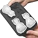 Eiswürfelform,Katze Eis Würfel Tray Form - 3D Katze Form Eis Würfel Trays,Eiswürfelbehälter Mit Deckel,4-Fach Eis Würfel Formen Für Whisky Bier Wein Kaffee