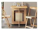 [Extensibilité polyvalente] : cette table de salle à manger extensible est idéale pour créer un espace à manger confortable. Il peut accueillir confortablement jusqu'à 6 personnes lorsqu'il est déplié. Les plateaux de table des deux côtés peuvent être facilement soulevés et sécurisés, ou abaissés pour un design compact, ce qui en fait un ajustement parfait pour n'importe quelle salle à manger. Profitez de la flexibilité et du style dans votre maison avec cette pièce fonctionnelle.
