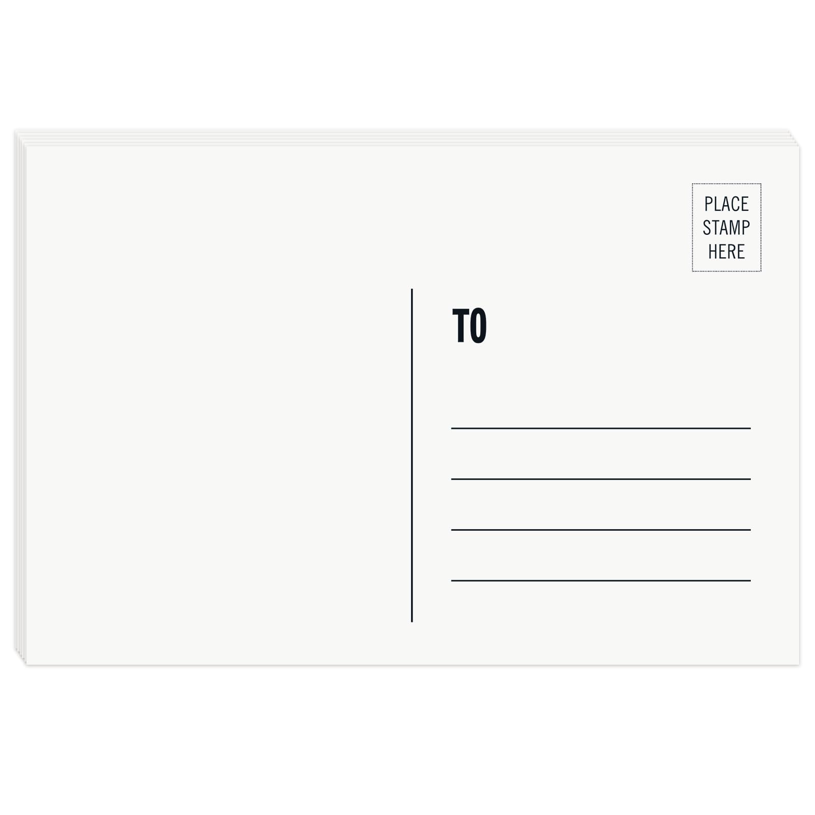 MOKTREGD Blank 4x6 Postcards for Mailing, Heavy Cardstock, White Cardstock Paper, Matte Finish, Ideal for Marketing, Invitations & DIY