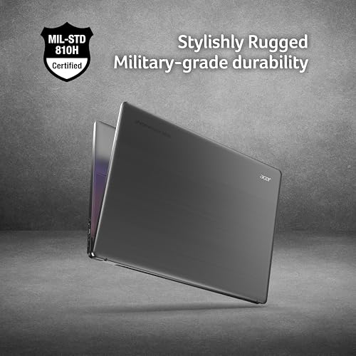 Acer Chromebook Plus 514 CB514-3H Laptop - AMD Ryzen 5 7520C, 8GB, 256GB SSD, Integrated Graphics, 14" WUXGA, Google Chrome OS, Iron - 6