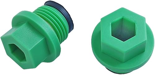 Miniatura 4 de Qrity 8 tapas roscadas de 12 pulgada, tapa de montaje de tubería, tapas de tuerca hexagonales, sello de tapa de drenaje, tapa de corte de trampa con