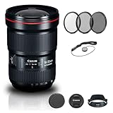 Canon EF 16-35mm f/2.8L III USM Lens (0573C002) with Filter Kit, Cap Keeper, and Cleaning Set (Renewed)